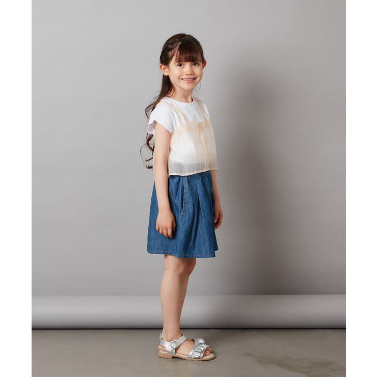 [100-130]シアーキャミドッキングＴシャツ | a.v.v【KIDS】 | 詳細画像29 