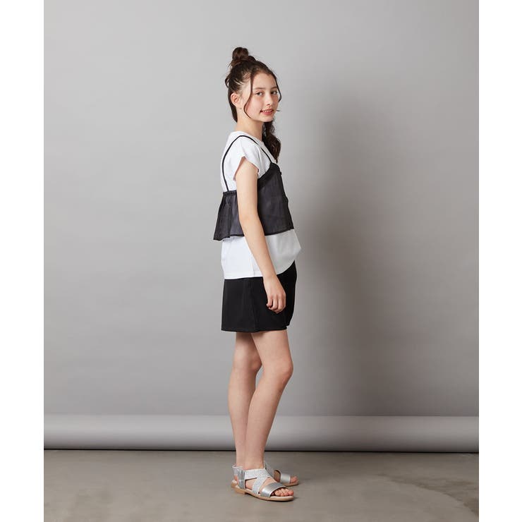 [100-130]シアーキャミドッキングＴシャツ | a.v.v【KIDS】 | 詳細画像6 