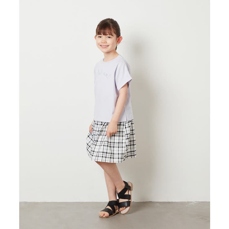 [100-130]アソートロゴプリントTシャツ | a.v.v【KIDS】 | 詳細画像5 