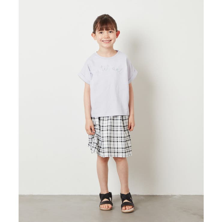 [100-130]アソートロゴプリントTシャツ | a.v.v【KIDS】 | 詳細画像6 