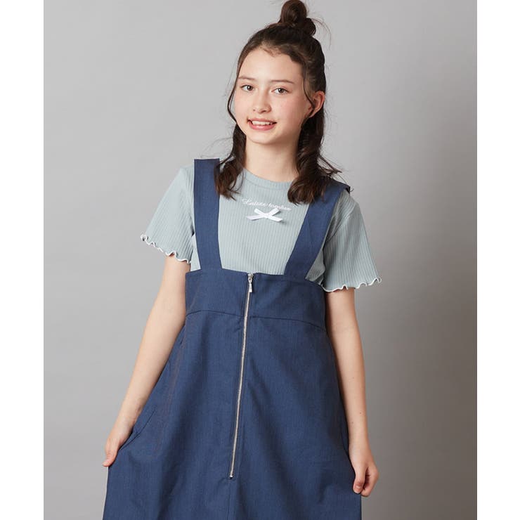 ロゴ刺繍入りプチリボンカットソー | a.v.v【KIDS】 | 詳細画像13 