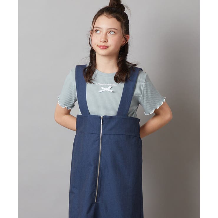 ロゴ刺繍入りプチリボンカットソー | a.v.v【KIDS】 | 詳細画像14 