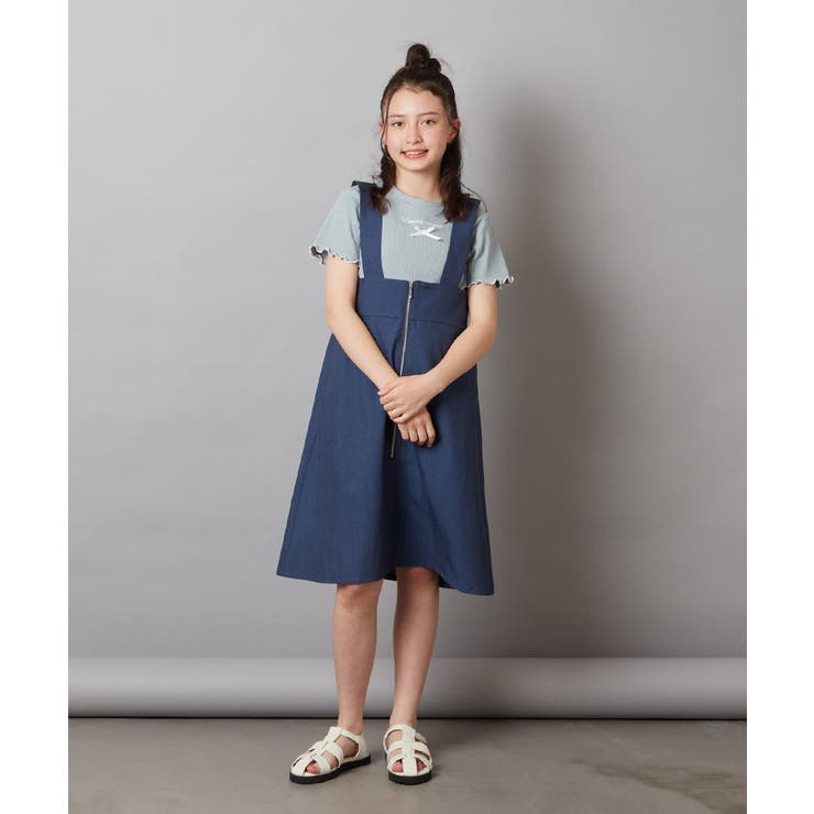 ロゴ刺繍入りプチリボンカットソー | a.v.v【KIDS】 | 詳細画像16 