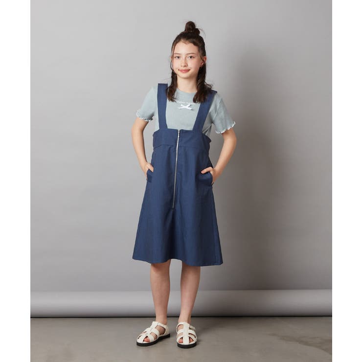 ロゴ刺繍入りプチリボンカットソー | a.v.v【KIDS】 | 詳細画像17 