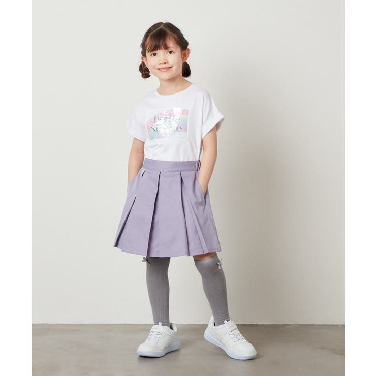 [100-130]スパンコールTシャツ | a.v.v【KIDS】 | 詳細画像11 