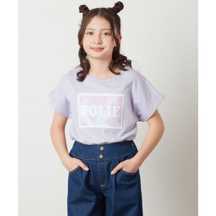 [100-130]スパンコールTシャツ | a.v.v【KIDS】 | 詳細画像19 