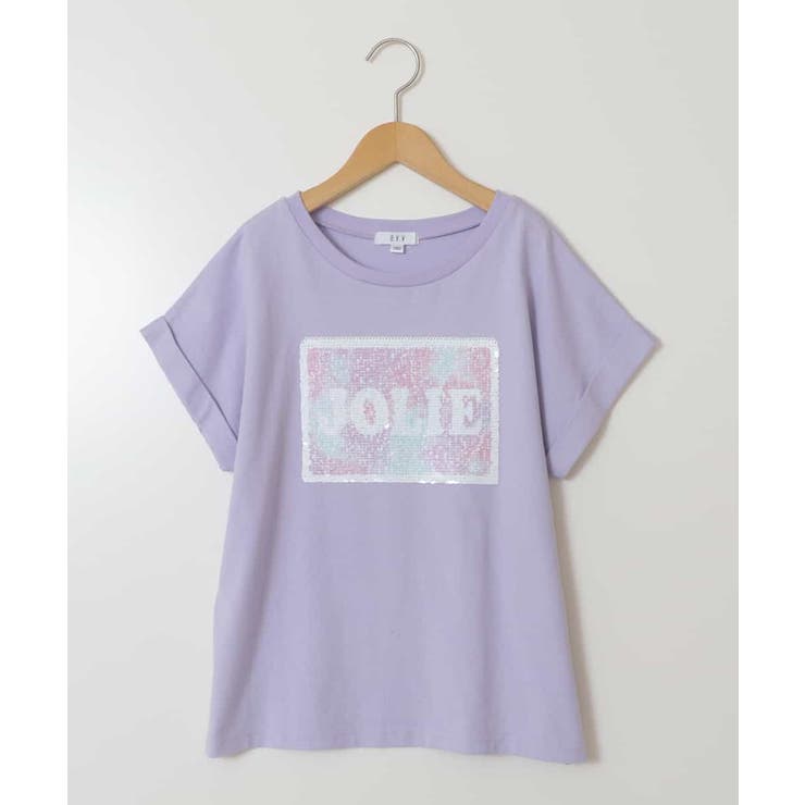 [100-130]スパンコールTシャツ | a.v.v【KIDS】 | 詳細画像2 