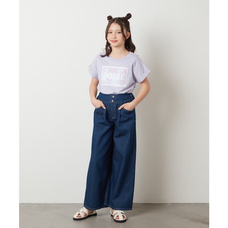 [100-130]スパンコールTシャツ | a.v.v【KIDS】 | 詳細画像24 