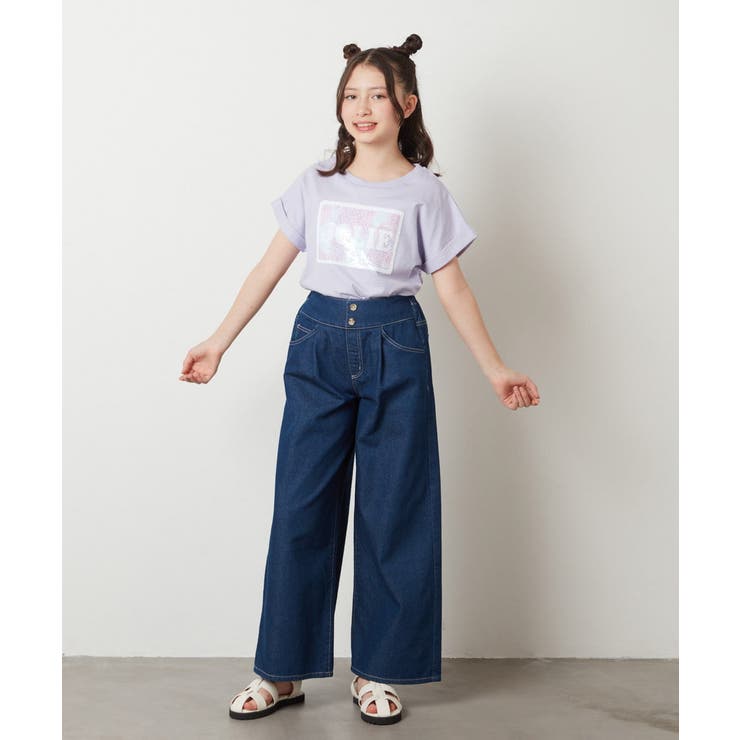 [100-130]スパンコールTシャツ | a.v.v【KIDS】 | 詳細画像25 