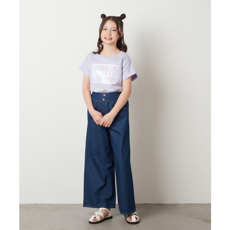 [100-130]スパンコールTシャツ | a.v.v【KIDS】 | 詳細画像26 