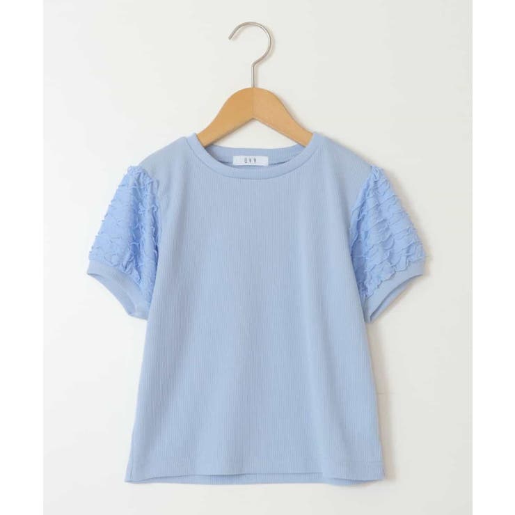 [100-130]異素材フリルスリーブカットソー | a.v.v【KIDS】 | 詳細画像27 