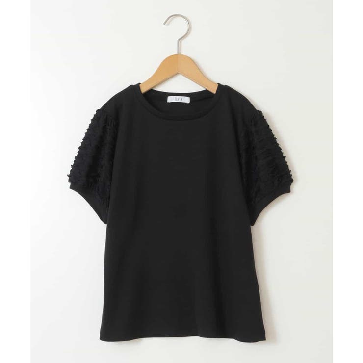 [100-130]異素材フリルスリーブカットソー | a.v.v【KIDS】 | 詳細画像33 