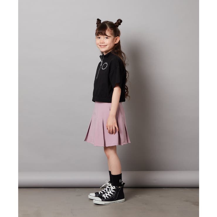 [100-130]ハーフジッププルオーバーTシャツ | a.v.v【KIDS】 | 詳細画像11 