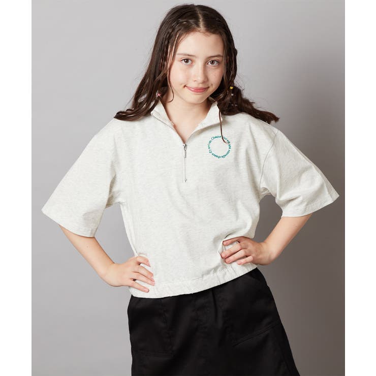 [100-130]ハーフジッププルオーバーTシャツ | a.v.v【KIDS】 | 詳細画像41 