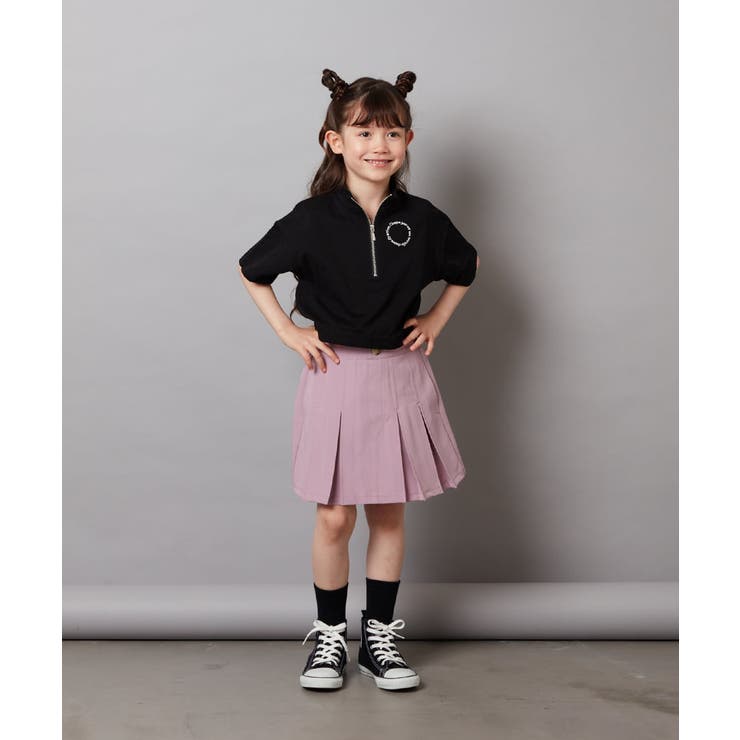 [100-130]ハーフジッププルオーバーTシャツ | a.v.v【KIDS】 | 詳細画像51 