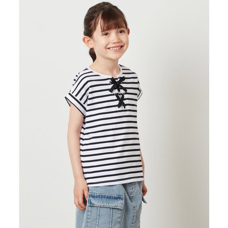 [140-150]フロントレースUPTシャツ | a.v.v【KIDS】 | 詳細画像22 