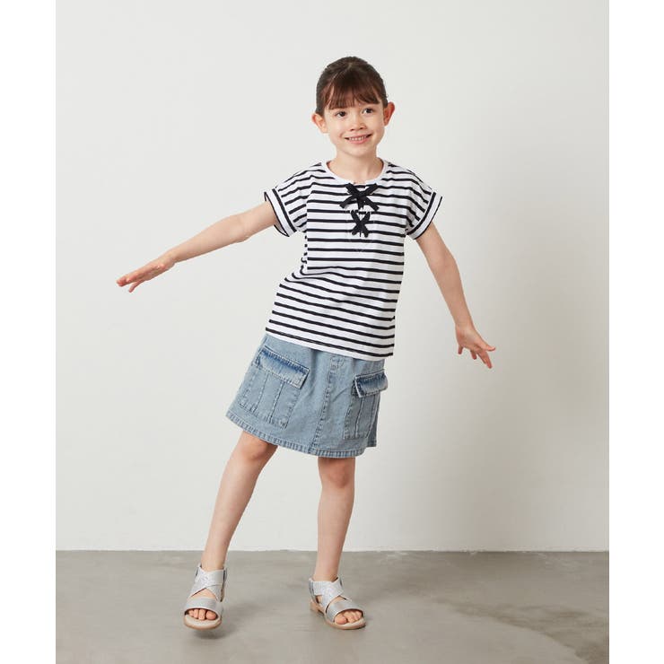 [140-150]フロントレースUPTシャツ | a.v.v【KIDS】 | 詳細画像23 