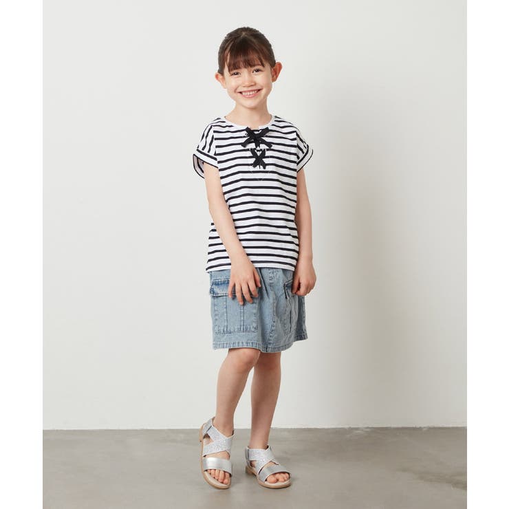 [140-150]フロントレースUPTシャツ | a.v.v【KIDS】 | 詳細画像27 