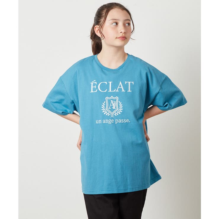 [140-150]エンブレム刺繍オーバーシルエットＴシャツ | a.v.v【KIDS】 | 詳細画像34 