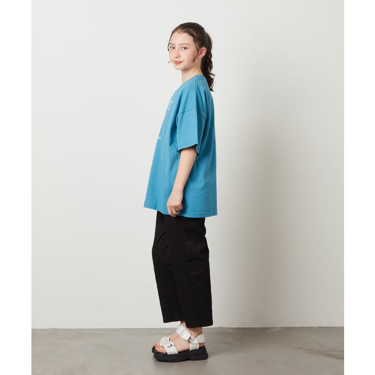 [140-150]エンブレム刺繍オーバーシルエットＴシャツ | a.v.v【KIDS】 | 詳細画像41 