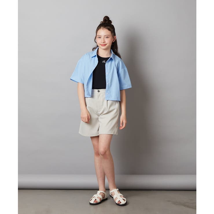 【ジュニア】[160]ロゴ刺繍タンクトップ | a.v.v【KIDS】 | 詳細画像14 