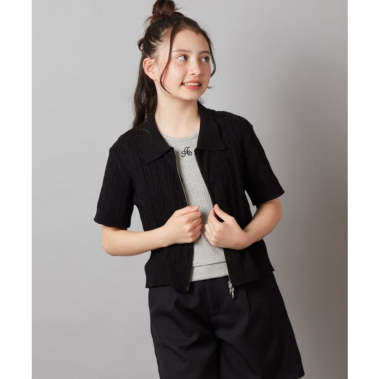 【ジュニア】[160]ロゴ刺繍タンクトップ | a.v.v【KIDS】 | 詳細画像4 