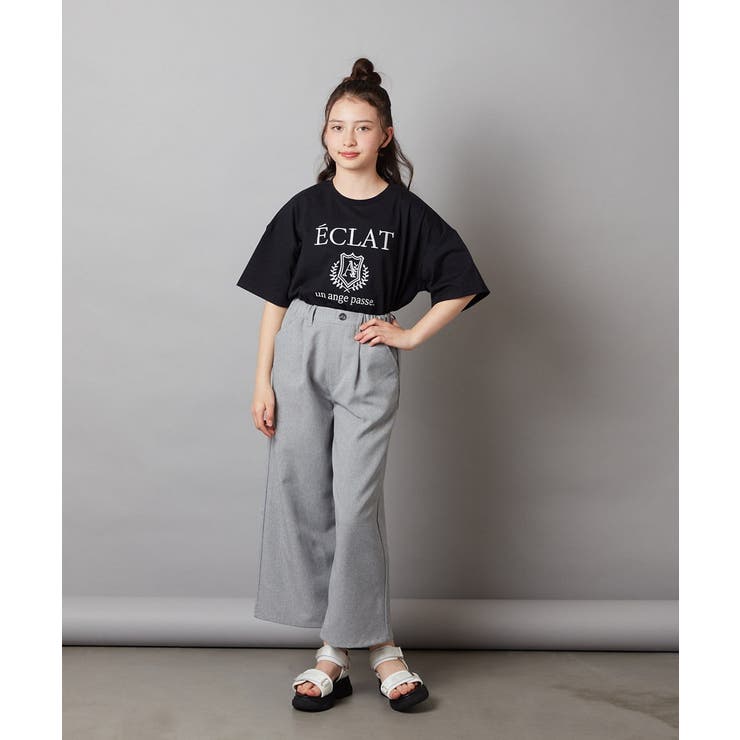 [160]エンブレム刺繍オーバーシルエットＴシャツ | a.v.v【KIDS】 | 詳細画像18 