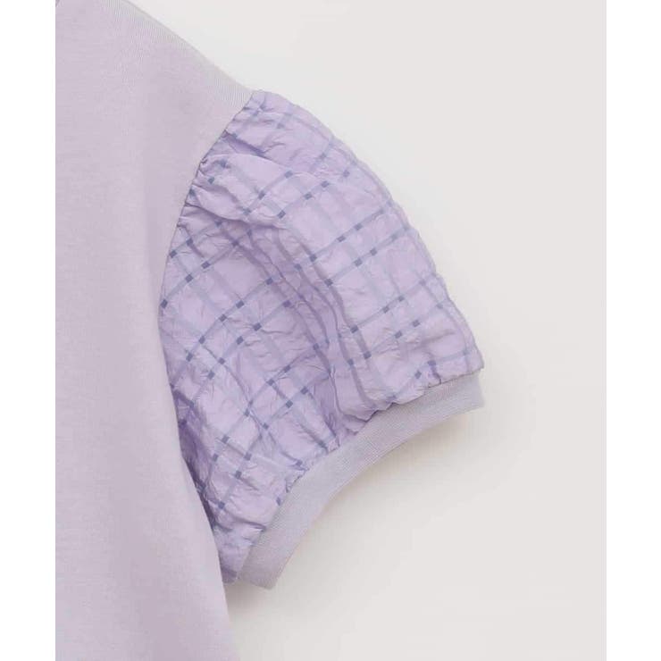 【接触冷感/ジメジメ対策】[120-160]パフスリーブロゴトップス | a.v.v【KIDS】 | 詳細画像26 