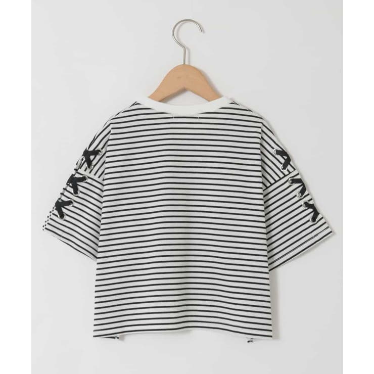 [130-160]【冷感/UVカット】レースアップロゴTシャツ | a.v.v【KIDS】 | 詳細画像26 