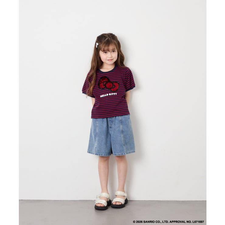 [120-160]【サンリオ/ママとお揃いコーデが叶う】ハローキティTシャツ | a.v.v【KIDS】 | 詳細画像12 