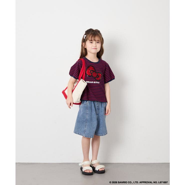 [120-160]【サンリオ/ママとお揃いコーデが叶う】ハローキティTシャツ | a.v.v【KIDS】 | 詳細画像14 