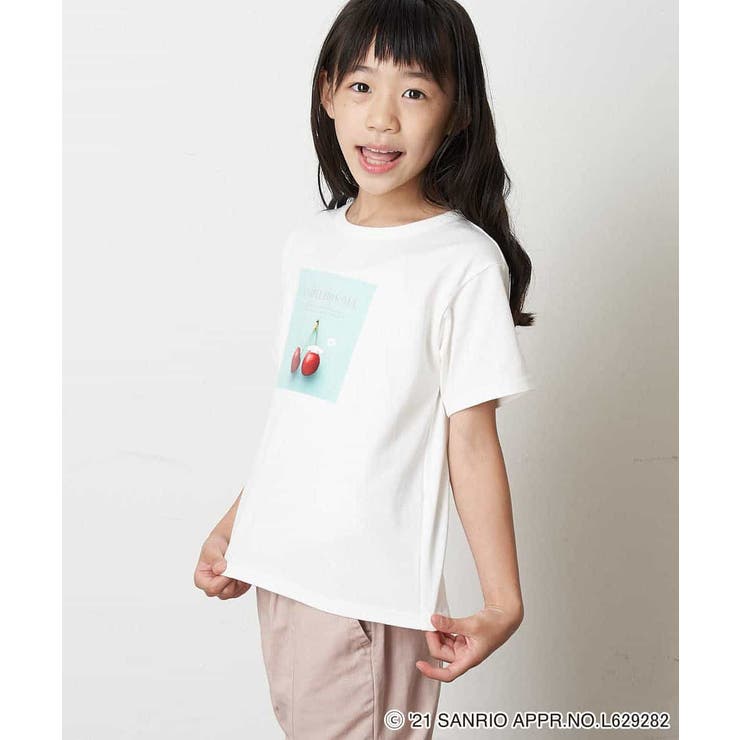 [100-130]【数量限定】サンリオコラボTシャツ[WEB限定サイズ][品番：ITKW0005196]｜a.v.v【KIDS】（アーヴェヴェ）のキッズファッション通販｜SHOPLIST（ショップリスト）