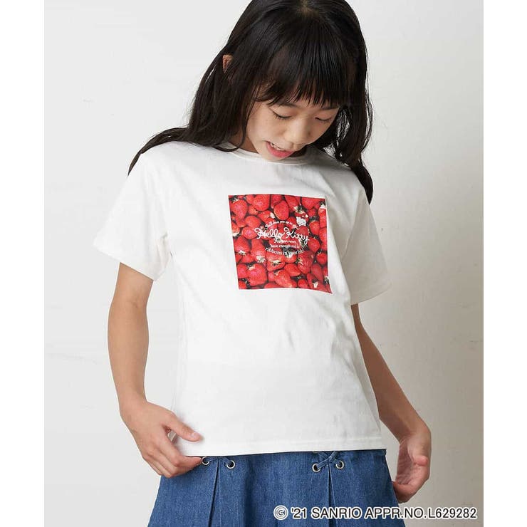 100-130]【数量限定】サンリオコラボTシャツ[WEB限定サイズ][品番