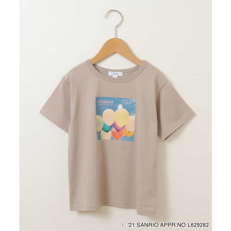 100-130]【数量限定】サンリオコラボTシャツ[WEB限定サイズ][品番