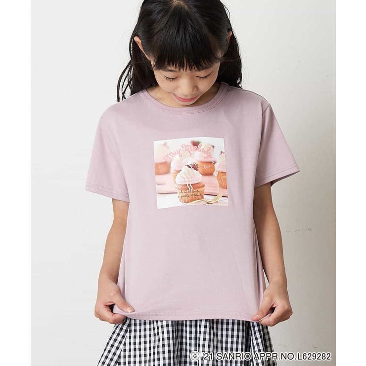 100-130]【数量限定】サンリオコラボTシャツ[WEB限定サイズ][品番