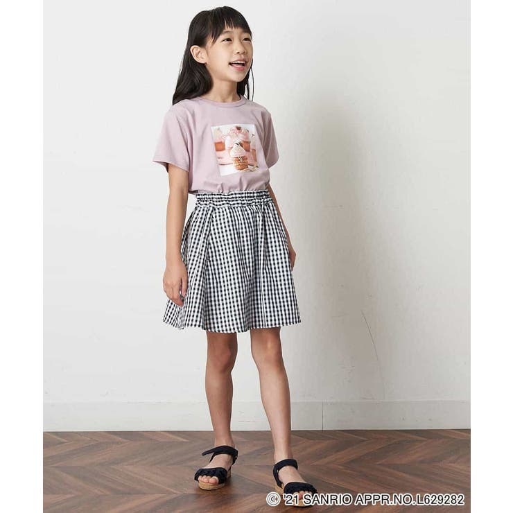 [100-130]【数量限定】サンリオコラボTシャツ[WEB限定サイズ][品番：ITKW0005196]｜a.v.v【KIDS】（アーヴェヴェ）のキッズファッション通販｜SHOPLIST（ショップリスト）