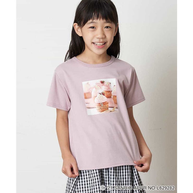 [100-130]【数量限定】サンリオコラボTシャツ[WEB限定サイズ][品番：ITKW0005196]｜a.v.v【KIDS】（アーヴェヴェ）のキッズファッション通販｜SHOPLIST（ショップリスト）