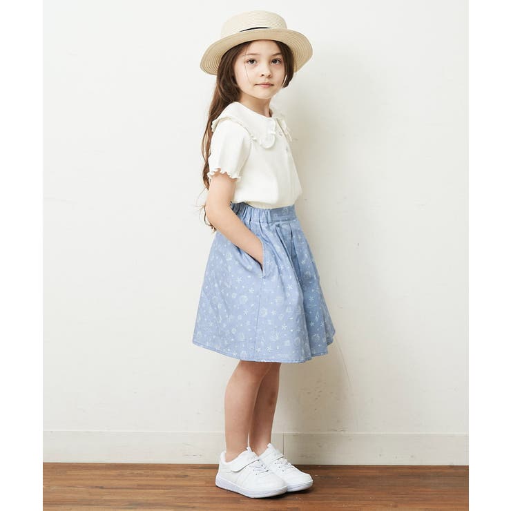 [140-150]襟付きメローフリルカットソー | a.v.v【KIDS】 | 詳細画像9 