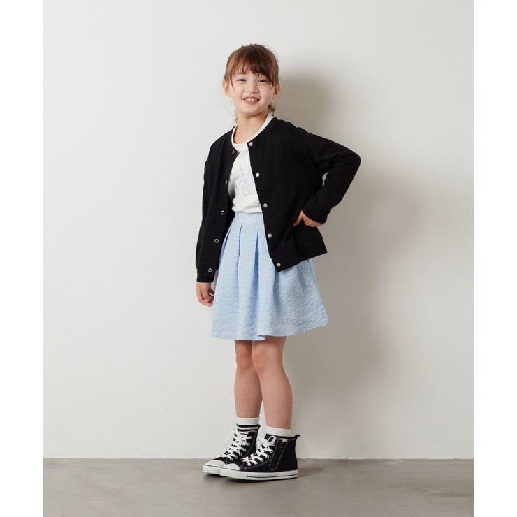 [100-130]ビッグロゴ刺繍Tシャツ | a.v.v【KIDS】 | 詳細画像21 