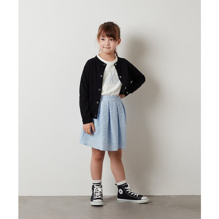 [100-130]ビッグロゴ刺繍Tシャツ | a.v.v【KIDS】 | 詳細画像22 