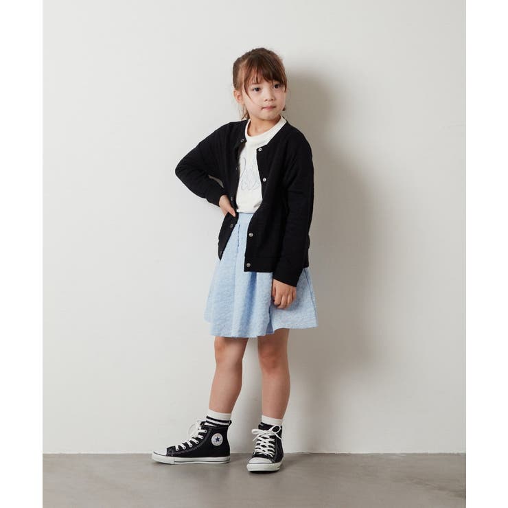 [100-130]ビッグロゴ刺繍Tシャツ | a.v.v【KIDS】 | 詳細画像23 