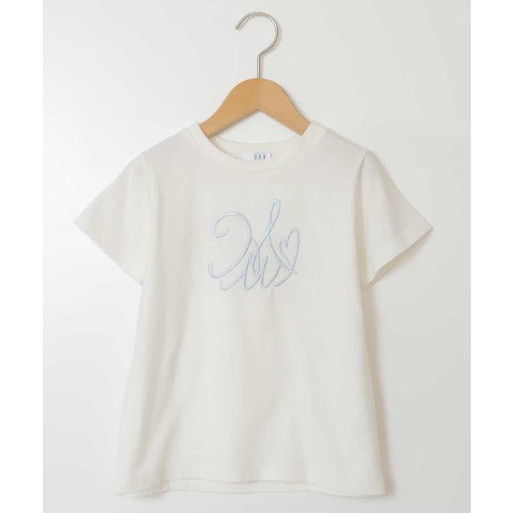 [100-130]ビッグロゴ刺繍Tシャツ | a.v.v【KIDS】 | 詳細画像24 