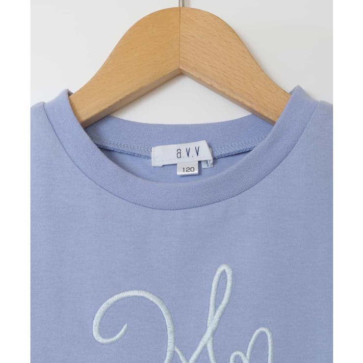 [100-130]ビッグロゴ刺繍Tシャツ | a.v.v【KIDS】 | 詳細画像4 