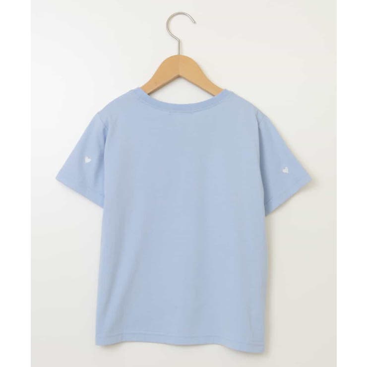 ハート刺繍＆ロゴプリントゆるTシャツ | a.v.v【KIDS】 | 詳細画像35 