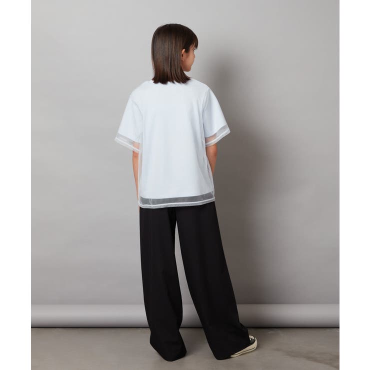 [120-130]チュールレイヤードTシャツ | a.v.v【KIDS】 | 詳細画像21 