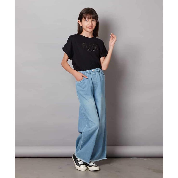 [100-130]オーロラスパンコールロゴTシャツ | a.v.v【KIDS】 | 詳細画像24 