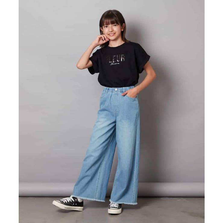 [100-130]オーロラスパンコールロゴTシャツ | a.v.v【KIDS】 | 詳細画像26 