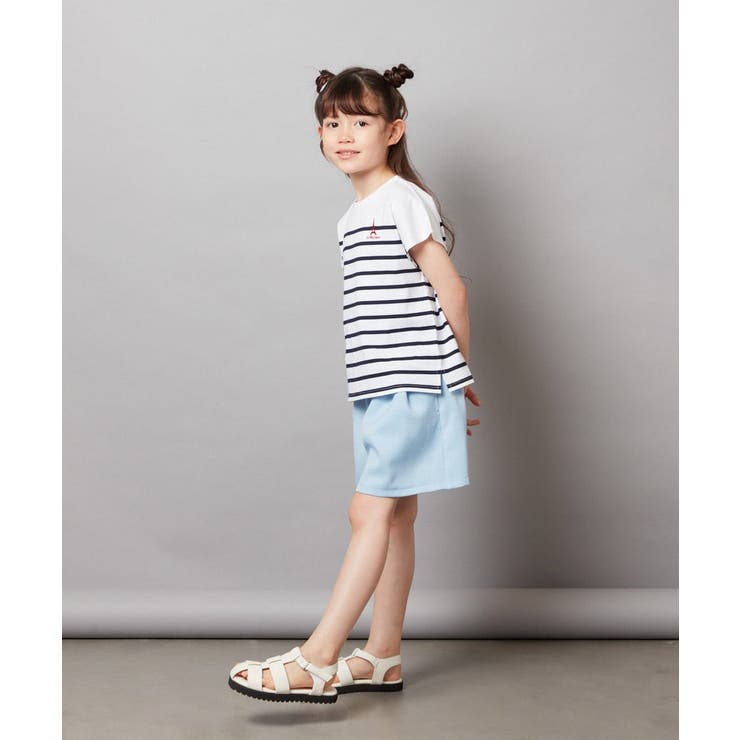 【接触冷感/綿100％】[110-130]ボーダーTシャツ | a.v.v【KIDS】 | 詳細画像10 