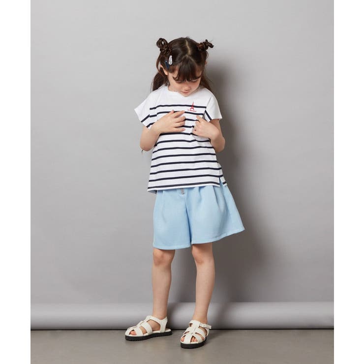 【接触冷感/綿100％】[110-130]ボーダーTシャツ | a.v.v【KIDS】 | 詳細画像13 