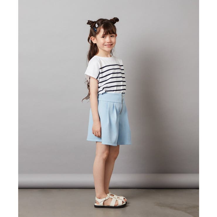 【接触冷感/綿100％】[110-130]ボーダーTシャツ | a.v.v【KIDS】 | 詳細画像15 